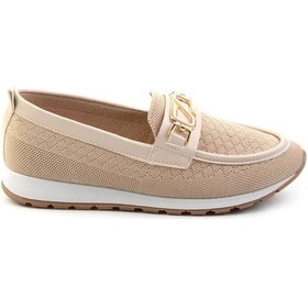 Resim Bej Kadın Loafer Ayakkabı K01311000482 Çok Renkli 