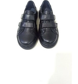 Resim WINTER SHOES Hakiki Deri Erkek Çocuk Siyah Klasik Okul Ayakkabı 