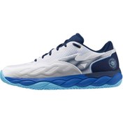 Resim Mizuno Wave Enforce Court AC Erkek Tenis Ayakkabısı Beyaz / Mavi 