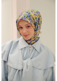 Resim Silk Home Soft Eşarp 73081-29 Taş, Eflatun, Petrol Mavisi, Fıstık Yeşili, Mavi 