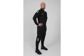 Resim Hummel Oregon Siyah Antrenman Eşofman Üstü 3XL Erkek Kalıp ile Rahat Tasarım 