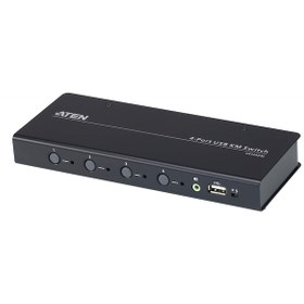 Resim 4-port USB Sınırsız Geçiş İmkanı Tanıyan KM (Klavye/Mouse) Switch (Kablolar dahil)&lt;br&gt; 4-port USB Boundless KM Switch (Cables included) Diğer