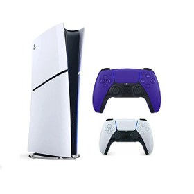 Resim Sony Playstation 5 Slim Dijital + 2. Mor Dualsense PS5 Kol (İthalatçı Garantili) 