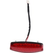 Resim Atv Off Road Motosiklet Sinyal Lambası Araba Işıkları İçin Atv Arka Lambası Kırmızı 