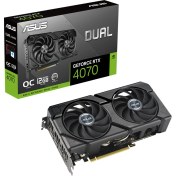 Resim Asus Asus-GEFORCE DUAL-RTX4070-O12GD6-EVO-NVIDIA--RTX 4070-12GB 192BIT GDDR6--2550MHZ-OC-HDMI-DP-DLSS3 Ekran Kartı 