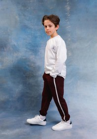 Resim Erkek Çocuk Bowling Baskılı Uzun Kollu Tshirt & Jogger Alt Üst Takım - Benetton Y.-Siyah / 12-13 Yaş 