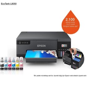Resim Epson L8050 Renkli Wi-Fi Foto Tanklı Yazıcı A4 