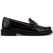 Resim Mario Valentino Kadın Hakiki Deri Siyah Loafer Ayakkabı 1040 91d2555 Bn Ayk Sk25-26 Black Siyah 