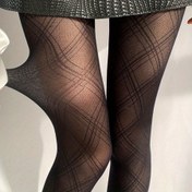 Resim 1 adet Kızlar için Yarı Şeffaf Siyah Tayt - Esnek Naylon ve Polyester Karışımı, Festival Partileri için Mükemmel, Tüm Mevsim Giyim, Elde Yıkama veya Kuru Temizleme, Festival Parti Kıyafeti | Şık Siyah Tayt | Esnek Kumaş, Gençler için 