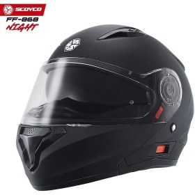 Resim Scoyco 868 NIGHT MOTOSİKLET KASKI 