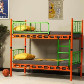 Resim Reyo Carme Genç Çocuk Odası Metal Ranza ve Karyola 90x200 