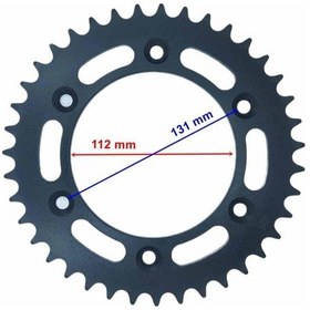 Resim Motoran Spada Anton 200 Arka Dişli 520-39t İç 112 Mm 6 Delikli Ind Öm 