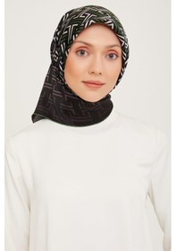 Resim Armine Nostalji Sura İpek 9011-57 Siyah Karışık Desen Çok Renkli 