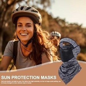 Resim UV Yüz Maskesi - Yüz Kaplaması olarak Güneşten - Nefes Alabilir Koruyucu Bandana Boyunluk Erkek Kadın Golf Kamp Kayak Motosiklet Plaj Spor Dış Mekan İçin 