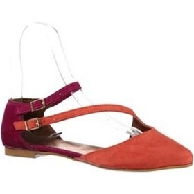 Resim Fox Shoes Turuncu/Fuşya Kadın Babet D726016902 