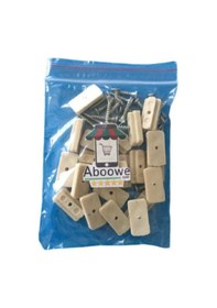 Resim Aboowe Stor Perde 10 Adet Kornişe Geçmeli Montaj Aparatı Hap 