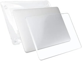 Resim McStorey MacBook Pro Kılıf 14.2 inç M5-M4-M3-M2-M1 Uyumlu Kristal Parlak Sert Kapak İnce Hafif Çizilme Darbe Koruyucu Şeffaf TPU Hard Case Şeffaf 