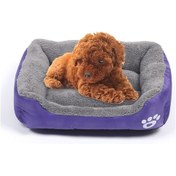 Resim Sunskyy Sunskyy Şeker Renk Dört Mevsim Hakiki Sıcak Pet Köpek Kulübesi Mat Teddy Köpek Mat, Boyut: Xxl, 95 72 18cm Mor Diğer 