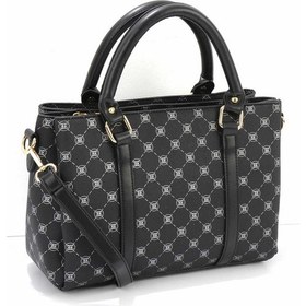 Resim Bambi Siyah Baskı Detaylı Kadın El Çantası C06972102210 