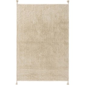 Resim Cool Halı Cool Cotton Ccn Plain Bej Makinede Yıkanabilir Kaymaz Taban Pamuk Dokuma Bebek Halısı Bej 