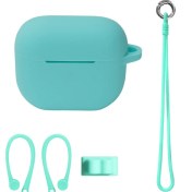 Resim Zhkj Shop Bluetooth Kulaklık Silikon Kapak Airpods 3, Renk: El Halat Seti Nane Yeşil (Yurt Dışından) 