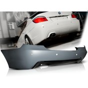 Resim BMW E60 2007-2010 LCİ PLASTİK BOYASIZ M.TECH ARKA TAMPON 