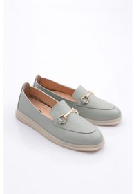 Resim Dgn 409 Kadin Loafer Ayakkabi 409-1567-R1236 Mint Yeşili 