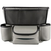 Resim Araba Çok Fonksiyonlu Kolçak Kutusu Saklama Çantası Araba İç Malzemeleri Gri 