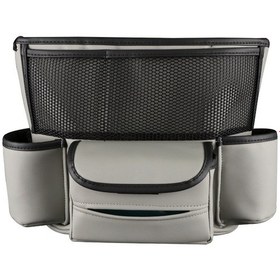 Resim Araba Çok Fonksiyonlu Kolçak Kutusu Saklama Çantası Araba İç Malzemeleri Gri 