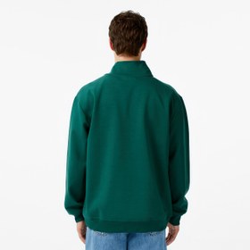 Resim United4 Unıted4 Erkek Yeşil Half Zip Sweatshirt Ft-msd Yeşil 