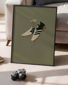 Resim Futbol Kramponları Poster - 30x40cm / Çerçevesiz 