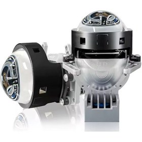 Resim Led Lazer Projektör Lens Bi Led Projektör Far Montajı Araba Projektör Lensi - P80 Pro 