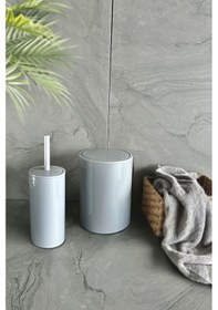 Resim Prima Nova Flores 2'li Banyo Seti - Gri Gri 