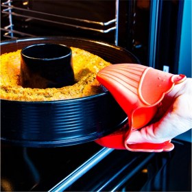 Resim Kitchen Design Lab Silikon Fırın Eldiveni Kırmızı 