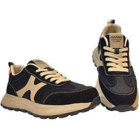 Resim Guja Erkek Bağcık Kapamalı Renk Detaylı Kauçuk Kaydırmaz Taban Deri Sneakers Ayakkabı 