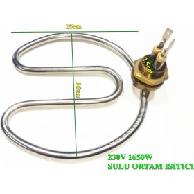 Resim 220V 1650W Semaver Çaycı Isıtıcı Rezistansı Rekorlu 