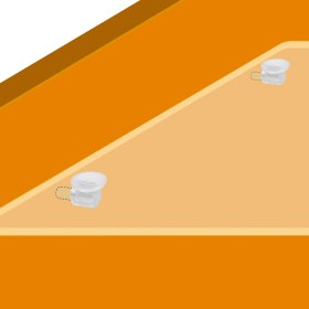 Resim Badem10 Vantuzlu Raf Pimi Şeffaf Cam Tutucu Mobilya Dolap Pimi (25 Adet) 