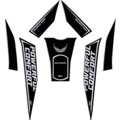 Resim GP Kompozit RKS RZ250S 2024 Uyumlu Tank Pad Seti Siyah 