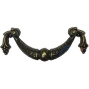 Resim Dekoratif Zamak Üzümlü Kulp - 64MM, Antik, 1 Adet - Lisinya 