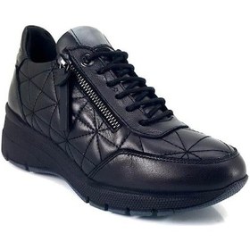 Resim Mammamia 6240 Hakiki Deri Günlük Kadın Ayakkabı-siyah Siyah 