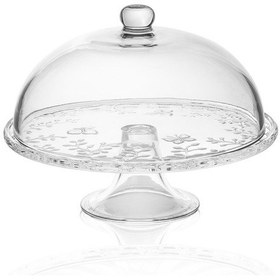 Resim The Mia Ayaklı Pasta Kek Fanusu 30x24 Cm Cam0497 Şeffaf 