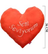 Resim 1153K Kalp Yastık 36X36 cm 