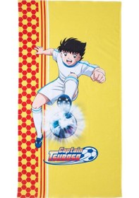 Resim Hobby Çocuk Figürlü Plaj Havlusu Sarı Kırmızı 75X140 