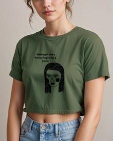 Resim Bomba gibiyiz! Crop Tişört 