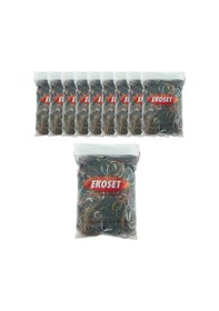 Resim Ekoset Renkli Paket Para Lastiği Karışık 6 Renk 70 MM 10.000 Adet 