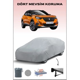 Resim Breen Peugeot 2008 1 ile Uyumlu Oto Branda, Araba Brandası, Su ve Güneş Geçirmez Araba Çadırı 
