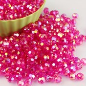 Resim 700 adet Keskin Beads, 8mm AB Renk Şeffaf Akrilik Boncuklar 2.5mm Delik ile, DIY El Sanatları Boncuk Tedarik, Takı Yapım Aksesuarları, Dikiş ve Takı Tasarımı için Dekoratif Boncuklar 