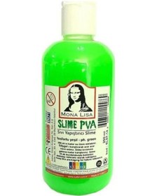 Resim Südor Mona Lisa Slime Jeli 250 Ml. Fosforlu Yeşil 