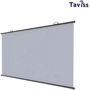 Resim taviss 100 Inç 221x124 Cm Anti-light Duvar Tipi Rulo Katlanabilir Projeksiyon Perdesi 