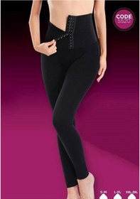 Resim Form Angel Kadın Agraflı Yüksek Bel Korse Taytsyh/Ten L/Xl Siyah - Ten Rengi 